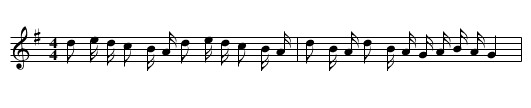 Huashan shier lieshi - staff notation