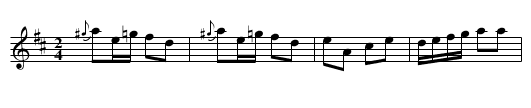 Hubbardston Gallop - staff notation