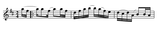 Huckleberry Blues - staff notation
