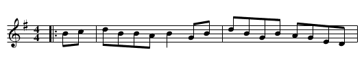 Hughie Travers' No. 1 - staff notation