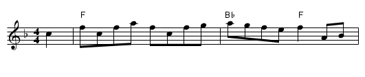 Hull's Victory - staff notation