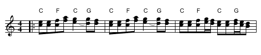 Humahus - staff notation