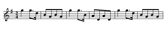 Hum-bug. JJo6.59 - staff notation