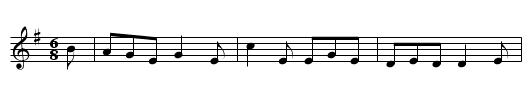 Humors of Kilclogher - staff notation