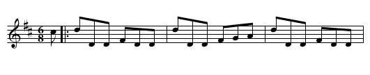 Humors of Sligo, The - staff notation