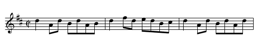 Humors of Tulla, The - staff notation