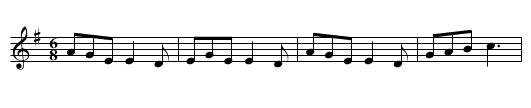 Humours of Ardmore - staff notation