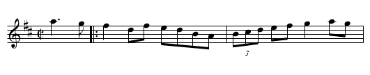 Humours of Ballinahinch, The - staff notation