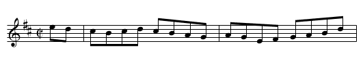 Humours of Ballyconnell - staff notation