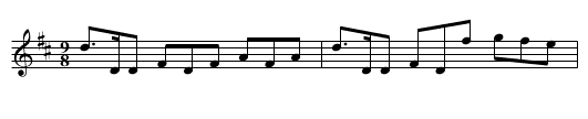 Humours of Caledon, The - staff notation