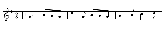 Humours of Castle Lyons - staff notation