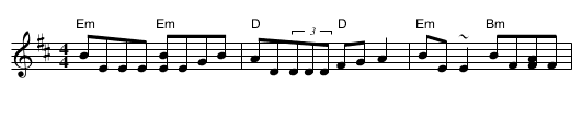 Humours Of Castlefin, The - staff notation