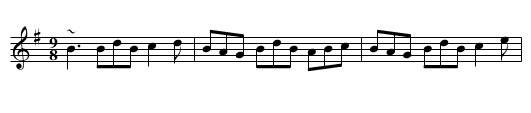 Humours of Derrykissane, The - staff notation