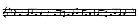Humours of Derrykissane - staff notation