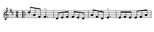Humours of Dingle - staff notation