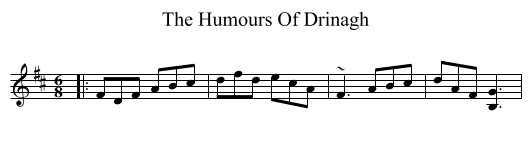 Humours Of Drinagh, The  - staff notation