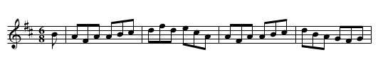 Humours of Drinagh - staff notation