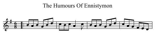 Humours Of Ennistymon, The  - staff notation