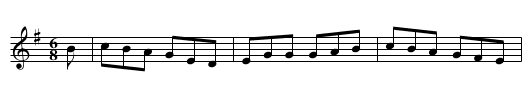 Humours of Glengarriff - staff notation