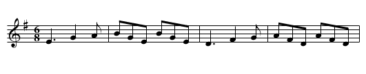 Humours of Hillsborough. JJo4.179, The - staff notation