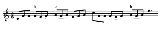 Humours of Listivain, The - staff notation