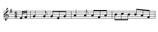 Humours of Passage - staff notation