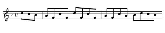 Humours of Westport - staff notation