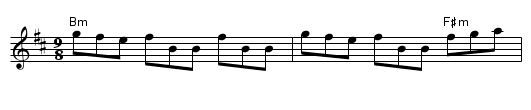 Humours of Whiskey, The - staff notation