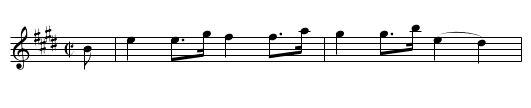 Hump My Lady - staff notation
