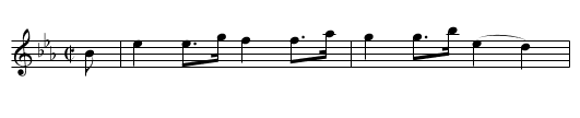 HUMP MY LADY - staff notation