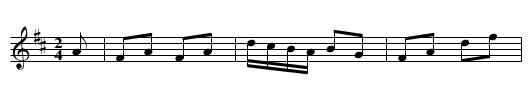 Humphry Clinker - staff notation