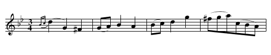 Humphry's? Minuet. SenH.100 - staff notation