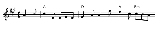 Hundred Pipers - staff notation