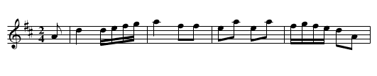 Hunstman's Chorus,aka. WG.73 - staff notation