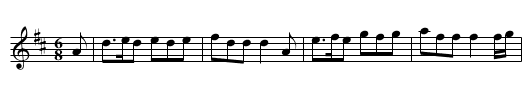 Hunting Piece. RHu.110 - staff notation