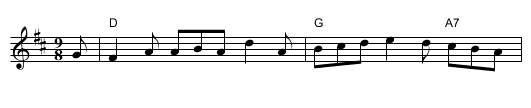 Hunting the Hare - staff notation