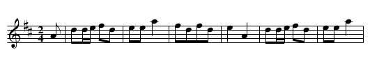 Hunting the Slipper - staff notation