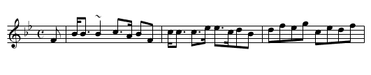 Huntly Lodge [1] - staff notation