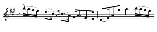 HUNTLY'S WEDDING MEDLEY -- Strathspey - staff notation