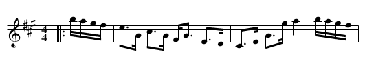 Huntly's Wedding Medley - staff notation