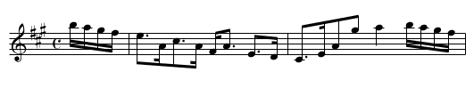 Huntly's Wedding Medley - staff notation
