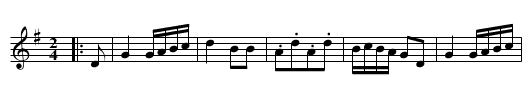 Huntsman's Chorus,3voices. JNu.13 - staff notation