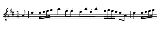 HUNTSMAN'S CHORUS - staff notation