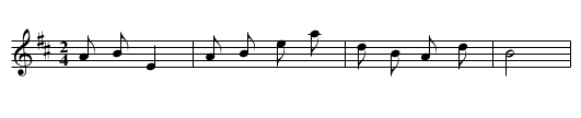 Huode buhe ren yiyang - staff notation