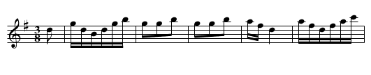 Hurdy Gurdy Waltz - staff notation
