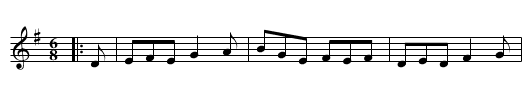 Hurry the Jug - staff notation
