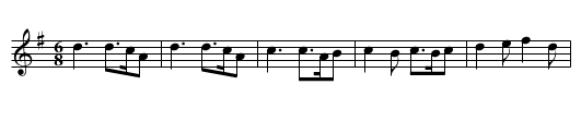 Hurry with the Jug - staff notation