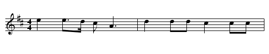 Hyltadance - staff notation