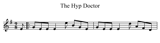 Hyp Doctor, The - staff notation