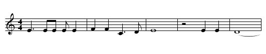 I Believe If I Lived My Life Again - staff notation